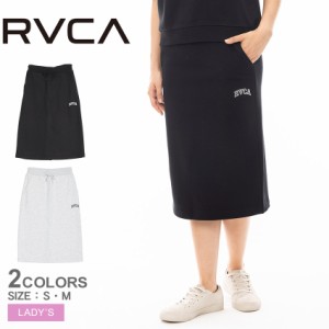 ルーカ スカート レディース ARCH MINI RVCA SWEAT SKIRT ブラック 黒 グレー RVCA BE043711 ボトムス スウェット タイト スリット カジ