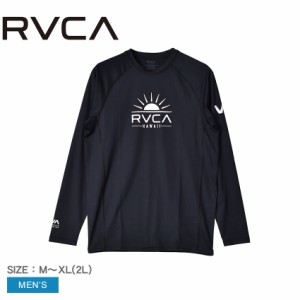 ルーカ ラッシュガード メンズ サニー ハワイ ロングスリーブ ラッシュガード ブラック 黒 RVCA BD041823 トップス 長袖 サーフィン サー