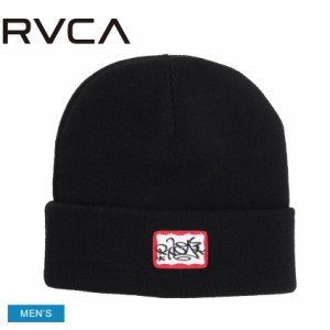 ルーカ 帽子 メンズ BEANIE ブラック 黒 RVCA BD042935 ぼうし ウエア ニット帽 シンプル ブランド ストリート カジュアル アウトドア ロ