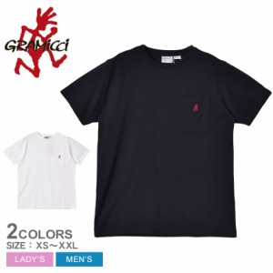 【ゆうパケット可】グラミチ 半袖Tシャツ レディース メンズ ワンポイントTシャツ ホワイト 白 ブラック 黒 GRAMICCI 1948-STS カットソ