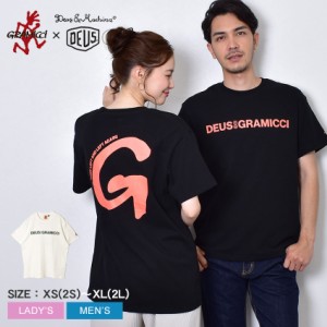 グラミチ 半袖Tシャツ レディース メンズ ブラック 黒 ホワイト 白 GRAMICCI DMF211101 DEUS EX MACHINA デウス エクス マキナ コラボ ユ