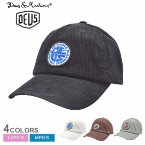 デウス エクス マキナ 帽子 レディース メンズ PUSH START DAD CAP ブラック 黒 ホワイト 白 DEUS EX MACHINA DMF237005 キャップ ロゴ 