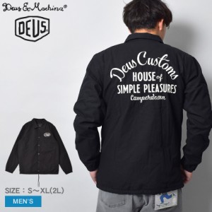 デウス エクス マキナ コーチジャケット メンズ GULF COACH JACKET ブラック 黒 ホワイト 白 DEUS EX MACHINA DMP236766 トップス 長袖 