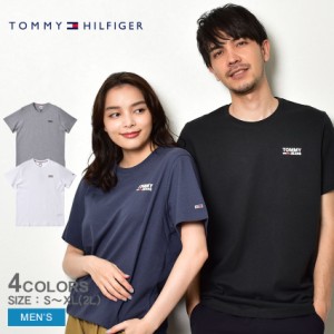 【ゆうパケット可】トミージーンズ 半袖Tシャツ メンズ TJM REGULAR CORP LOGO NECK ブラック 黒 ホワイト 白 DM0DM09588 TOMMY HILFIGER