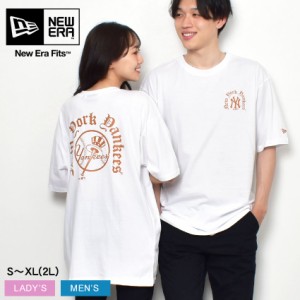 【ゆうパケット可】ニューエラ Tシャツ レディース メンズ MLB シーズナル グラフィックTシャツ ホワイト 白 NEW ERA 13083931 NEW YORK 