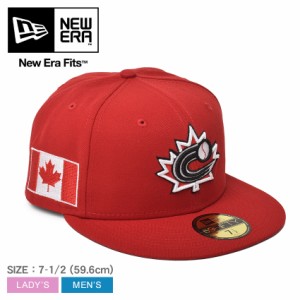 ニューエラ キャップ レディース メンズ CANADA WBC 2023 レッド 赤 NEW ERA 60358235 ベースボールキャップ BBキャップ 野球帽 ブランド