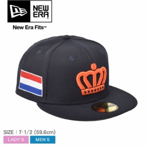 ニューエラ 帽子 レディース メンズ NETHERLANDS WBC 2023 ネイビー 紺 オレンジ NEW ERA 60358248 ベースボールキャップ BBキャップ 野