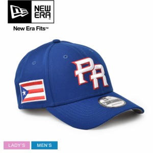 ニューエラ 帽子 レディース メンズ 9FORTY PUERTO RICO WBC 2023 ブルー 青 レッド 赤 NEW ERA 60358260 ベースボールキャップ BBキャッ