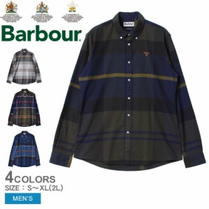 バブアー カジュアルシャツ メンズ アイスロッチ テーラード シャツ ネイビー 紺 グレー BARBOUR MSH4994 トップス 長袖シャツ バーブァ