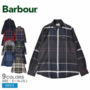 バブアー カジュアルシャツ メンズ ダヌーン テーラード シャツ グレー カーキ BARBOUR MSH4980 トップス 長袖シャツ バーブァー ブラン