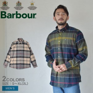 バブアー カジュアルシャツ メンズ エダー テーラード シャツ ベージュ カーキ BARBOUR MSH4990 トップス 長袖シャツ 羽織り バブアー ブ