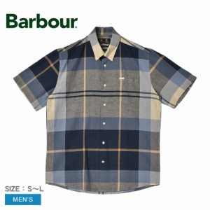 バブアー 半袖シャツ メンズ DOUGLAS S／S REGULAR FIT SHIRT ブルー 青 マルチカラー BARBOUR MSH5453 バーブァー トップス チェック タ