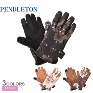 ペンドルトン 手袋 レディース CORDUROY GLOVE ブラック 黒 ホワイト 白 ブラウン PENDLETON PDT-000-223007 防寒 冬物 女性 プレゼント 