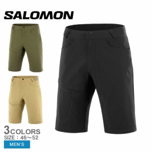 サロモン ジャージ メンズ WAYFARER SHORTS ブラック 黒 カーキ SALOMON LC2003400 LC2019800 ボトムス パンツ 半ズボン ショート丈 ハー