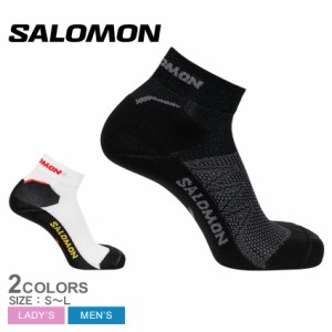 サロモン 靴下 レディース メンズ スピードクロス アンクル ブラック 黒 ホワイト 白 SALOMON LC1972900 LC1973000 ユニセックス ストレ