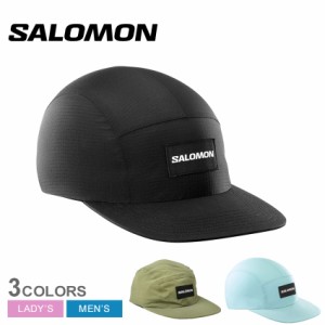 サロモン 帽子 レディース メンズ BONATTI WATERPROOF FIVE PANEL CAP ブラック 黒 グリーン 緑 SALOMON LC2020900 LC2121200 LC2229200 