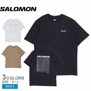 サロモン 半袖Tシャツ メンズ GRAPHIC PERFORMANCE SS TEE ブラック 黒 ホワイト 白 SALOMON LC2219400 LC2219500 LC2247200 トップス ク