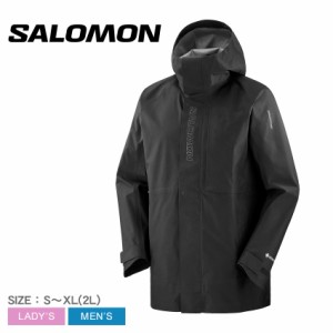 サロモン ジャケット レディース メンズ エッセンシャル ゴアテックス シェルジャケット ブラック 黒 SALOMON LC2019500 アウター 上着 