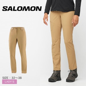 サロモン ジャージ レディース WAYFARER PANTS ベージュ SALOMON LC2006500 ボトムス パンツ 長ズボン ロング丈 スポーティ 軽量 スポー