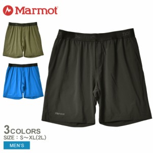 【ゆうパケット可】 マーモット パンツ メンズ ZEPHYR SHORT PANT 8 ブラック 黒 ブルー 青 カーキ MARMOT M12589 ブランド ボトムス シ