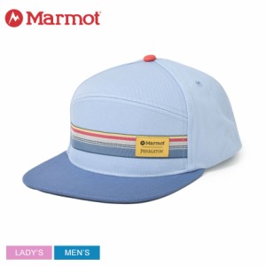 マーモット 帽子 レディース メンズ 5 パネル ハット ブルー 青 イエロー レッド MARMOT M12985 ペンドルトン コラボ ウエア 帽子 ブラン