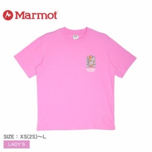 マーモット 半袖Tシャツ レディース HEAVYWEIGHT SHORT-SLEEVE T-SHIRT ピンク MARMOT M14176 ウエア トップス クルーネック ブランド カ