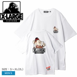 【ゆうパケット可】エクストララージ 半袖Tシャツ メンズ KEITH S/S TEE ホワイト 白 X-LARGE 101213011031 ウエア トップス ロゴ プリン