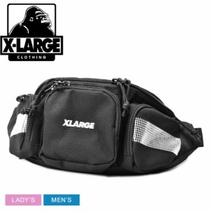 エクストララージ ウエストバッグ レディース メンズ MULTI PURPOSE WAIST BAG ブラック 黒 X-LARGE 01201025 ウエストポーチ ボディバッ