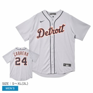 ナイキ ユニフォームシャツ メンズ Official Replica Jersey グレー NIKE T770-DGG2-DT7-C24 ミゲル・カブレラ デトロイト・タイガース M