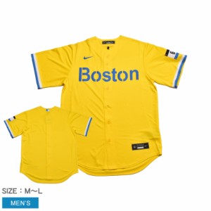 ナイキ ユニフォーム メンズ ボストン・レッドソックス 公式レプリカシャツ イエロー NIKE N199-00A-GIA-GZR ファナティクス FANATICS 野