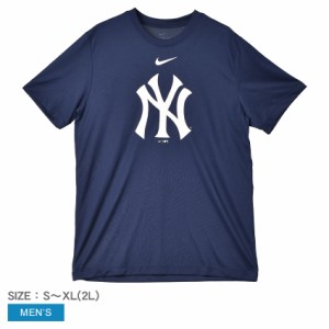 ナイキ 半袖Tシャツ メンズ New Legend Logo Short Sleeve Tee ネイビー 紺 NIKE ML0123SS ウェア ウエア トップス ニューヨーク・ヤンキ