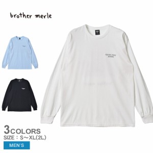 【ゆうパケット可】ブラザー マール 長袖Tシャツ メンズ ベティ 3.0 ロングスリーブTシャツ ホワイト 白 ブルー 青 ブラック 黒 BROTHER 