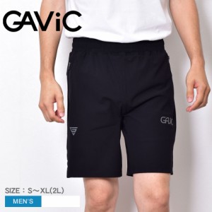 ガビック ボトムス メンズ ストレッチ ジョガーパンツ ハーフパンツ ブラック 黒 GAVIC GA7401 ライフスタイル パンツ 半ズボン ウエア 