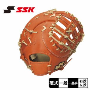 エスエスケイ グローブ ユニセックス 硬式プロエッジアドヴァンスド Tタイプ 一塁手用 オレンジ キャメル SSK PEAKTF83322F 野球 ベース