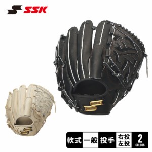 エスエスケイ グローブ 大人 一般 軟式 プロエッジ 投手用 ブラック 黒 ベージュ SSK PEN71523F 野球 ベースボール グラブ グローブ 軟式