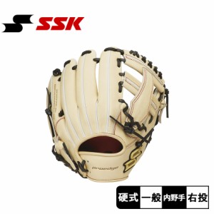 エスエスケイ グローブ ユニセックス 硬式プロエッジ内野手用 ベージュ ブラック 黒 SSK PEK84424 野球 ベースボール 硬式 内野手 一般 