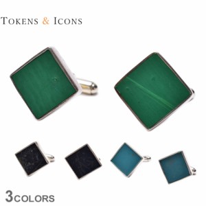 トークン＆アイコン カフスボタン カフリンクス ブラック 黒 Tokens＆Icons 57P 57E 57Y カフスリンクス アクセサリー 野球 ベースボール