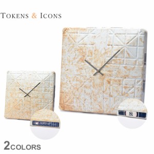 トークン＆アイコン 時計 USED BASEBALL CLOCK ベージュ Tokens＆Icons BCY BCAN 野球 ベースボール MLB 野球チーム ベースボール 壁掛け