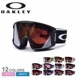 オークリー ゴーグル レディース メンズ ライン マイナー L スノー ゴーグル ブラック 黒 ホワイト 白 OAKLEY 7070 ウィンタースポーツ 