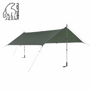 ノルディスク タープ VOSS 5 ULW TARP グリーン NORDISK 117015 キャンプ レジャー アウトドア おしゃれ ナチュラル 日よけ 日除け zak