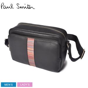 ポール スミス ショルダーバッグ レディース メンズ クロスボディ ブラック PAUL SMITH 6323 AMULTI 本革 レザー 収納 ブランド おしゃれ