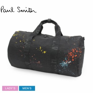 ポール スミス ボストンバッグ レディース メンズ ペイント スプラッター ダッフル バッグ ブラック 黒 PAUL SMITH M1A-7441-KSPLAT バッ