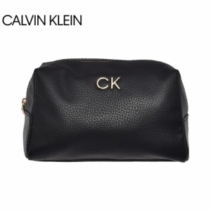 カルバンクライン ポーチ レディース メンズ RE ロック コスメティック ポーチ ブラック 黒 CALVIN KLEIN K60K610271 ユニセックス メイ