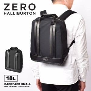 ゼロハリバートン バッグパック レディース メンズ THE JOURNAL COLLECTION BACKPACK SMALL ブラック 黒 ZERO HALLIBURTON 81001 通勤 通