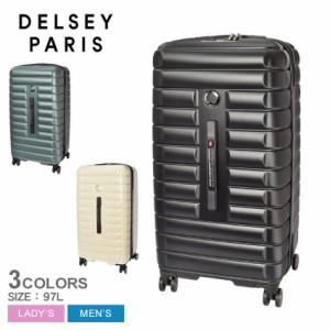 デルセー スーツケース レディース メンズ SHADOW 5.0 80cm／97L ブラック 黒 グリーン 緑 DELSEY 002878828 鞄 バッグ キャリーケース 