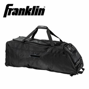 フランクリン 遠征バッグ レディース メンズ TRAVELER ROLLER 遠征バッグ ブラック 黒 FRANKLIN 23434C1 野球 ベースボール 遠征バッグ 