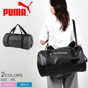 プーマ ボストンバッグ レディース メンズ トレーニング PUMA FIT ダッフルバッグ 28L ブラック 黒 グレー PUMA 079624 鞄 ロゴ ブランド