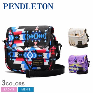 ペンドルトン バッグ レディース メンズ フラップミニショルダー ベージュ パープル 紫 ブラック 黒 PENDLETON PDT-000-231024 カバン か