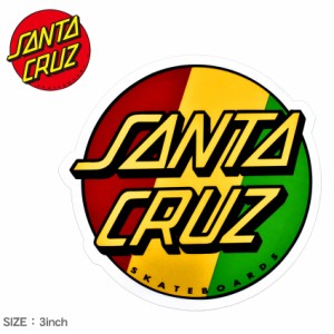 SANTA CRUZ サンタ クルーズ ステッカー RASTA DOT STICKER 3IN 88281292 メンズ