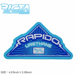 RICTA リクタ ステッカー RAPIDO STICKER 4.22INCH×2.28INCH 88281691